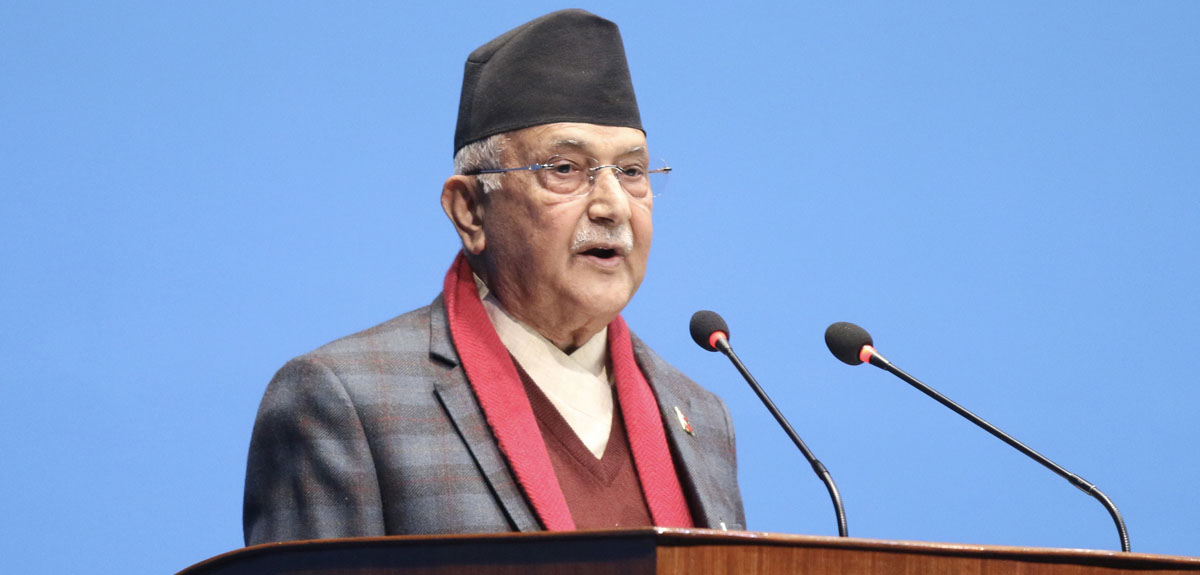 ओलीले भने– कसम खानेहरू बडाे खतरनाक हुन्छन्, धन्न अर्थमन्त्रीले कसम खानुभएन