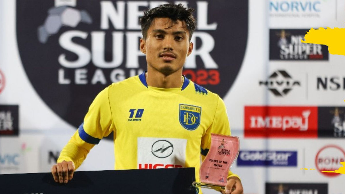 कृतिश बने धनगढी एफसीको मार्की खेलाडी