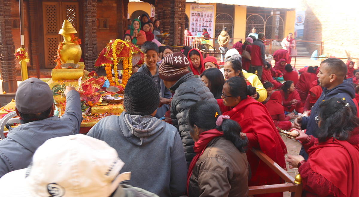 भक्तपुरको हनुमानघाटस्थित त्रिवेणीधाममा माधव नारायण मेला सुरू