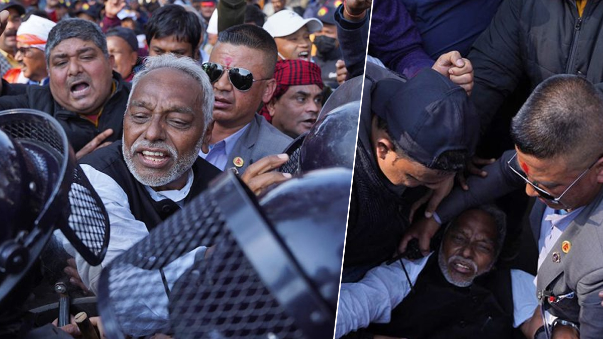 निषेधाज्ञा तोड्ने महतोको कार्यक्रममा लछारपछार र लाठीचार्ज   