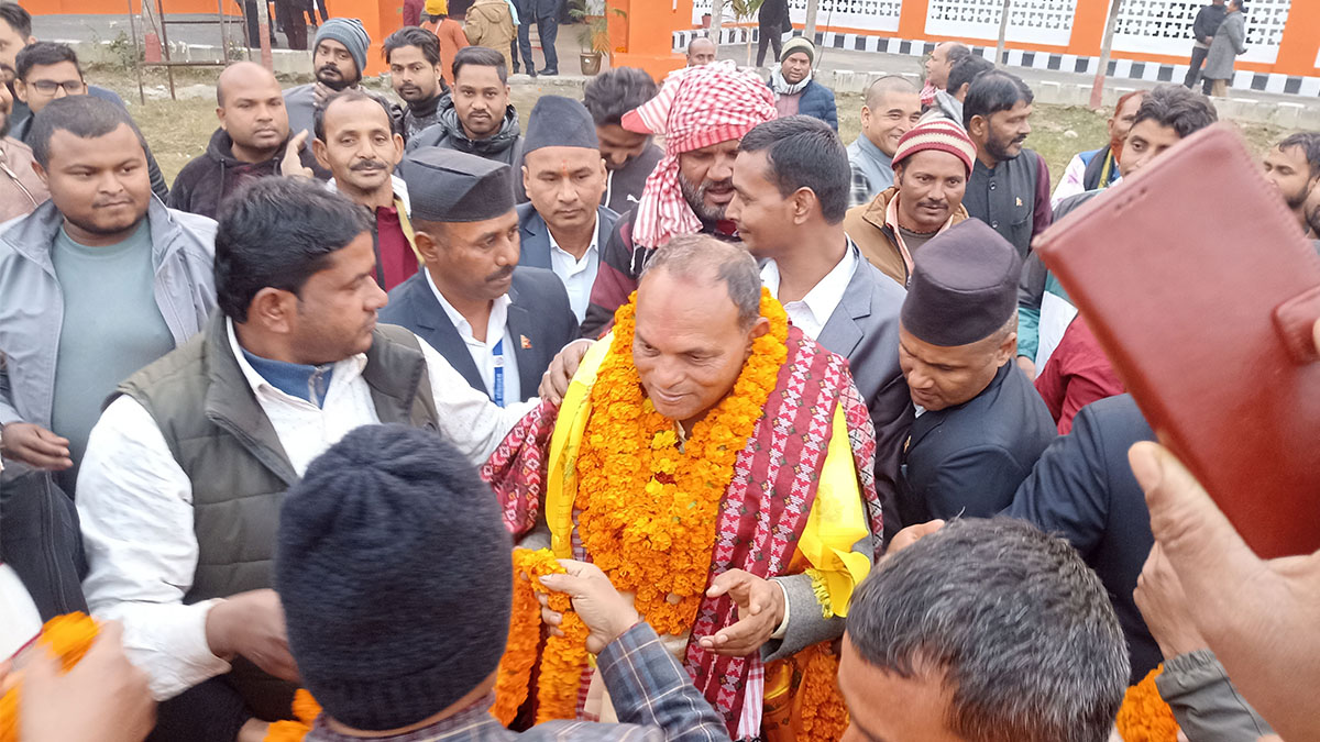 मधेश प्रदेशको सभामुखमा रामचन्द्र मण्डल निर्वाचित 