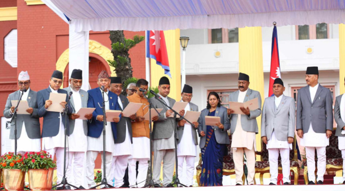 दलितबिहीन ओली मन्त्रिपरिषद्