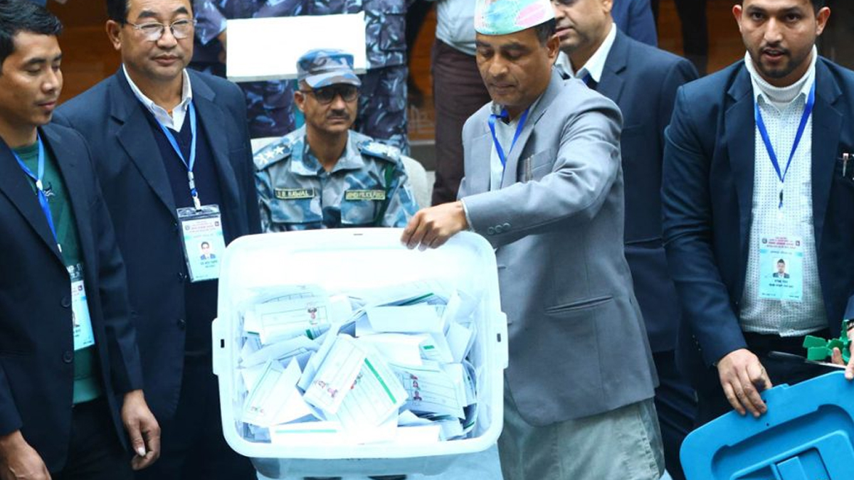 नयाँ उपराष्ट्रपतिका लागि भएको निर्वाचनको मतगणना सुरु
