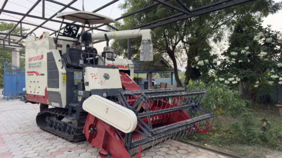 किसानको सहलगानीमा भित्रियो ६२ लाख बढीको आधुनिक मेसिन