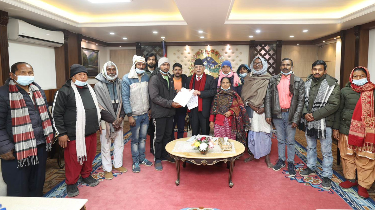 मिटरब्याजको समस्या चाँडै समाधान गर्ने प्रधानमन्त्रीको प्रतिबद्धता 