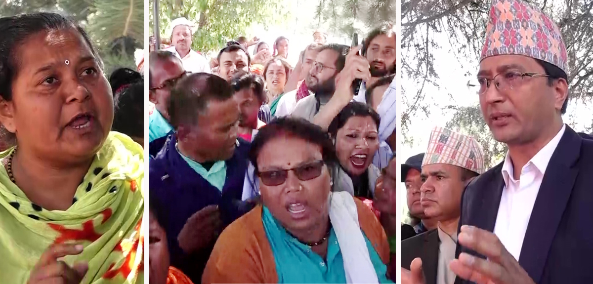 गृहमन्त्री श्रेष्ठसँग मात्रै वार्ता गर्ने मिटरब्याजी पीडितकाे अडान