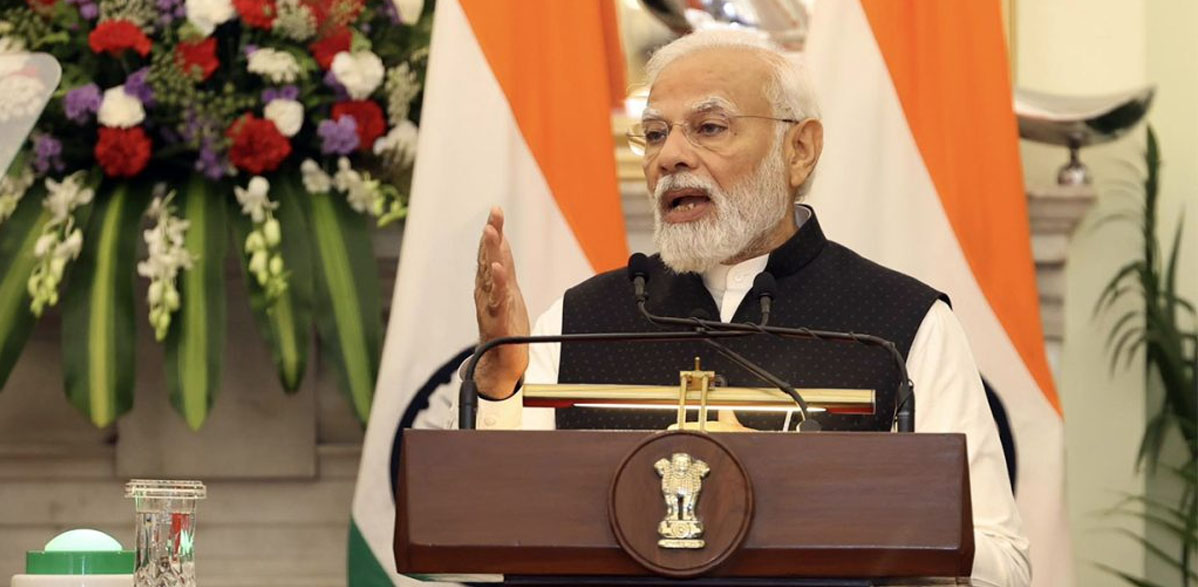 नेपालसँगको सीमा समस्या समाधान हुन्छ, सम्बन्ध मजबुत बनाउन विभिन्न सम्झाैता गर्याैं : माेदी