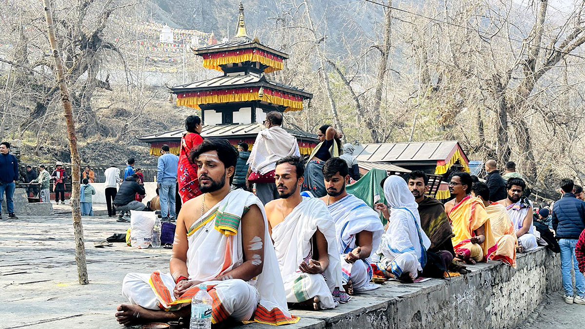 मुक्तिनाथमा भक्तजन