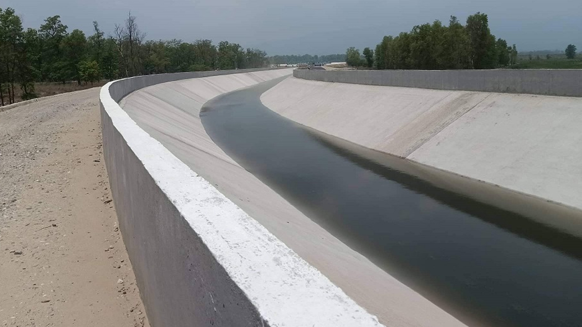 महाकाली सिँचाइको मूलनहर निर्माणको काम सकिँदै