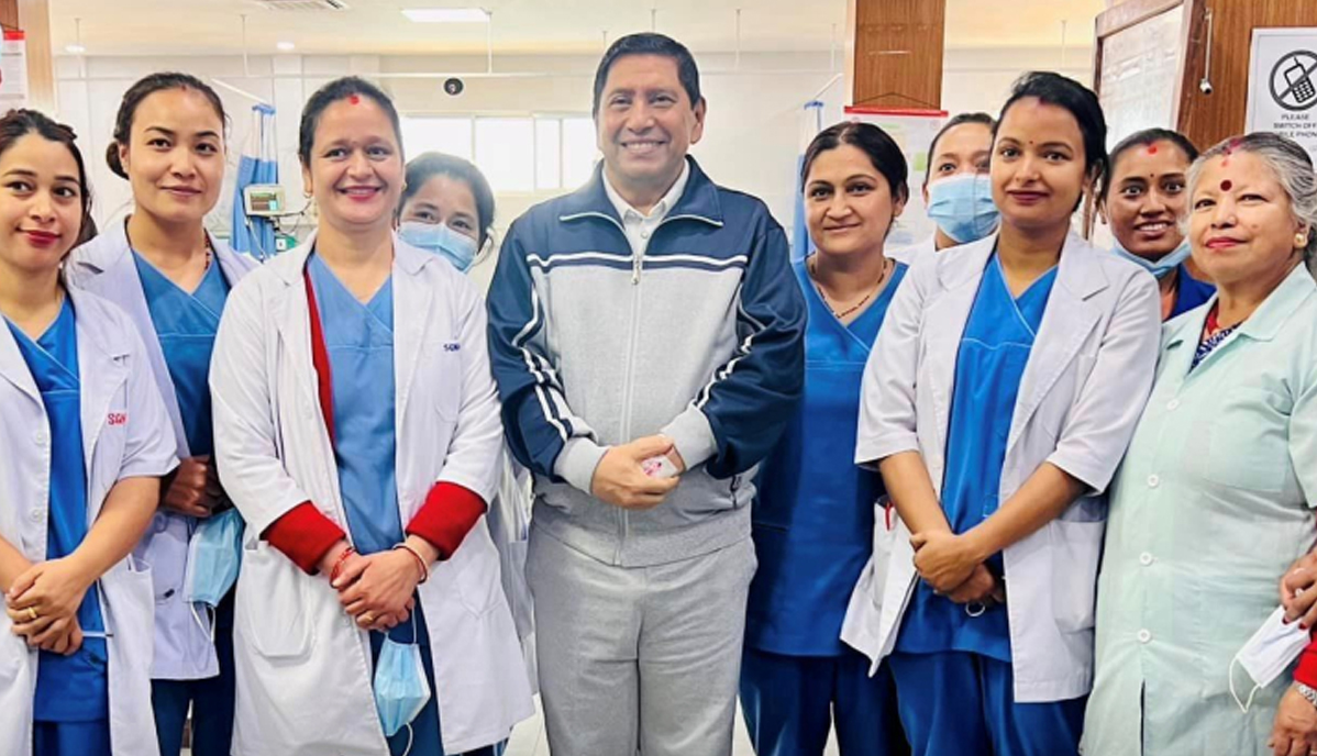 स्वास्थ्यलाभपछि गृहमन्त्री श्रेष्ठ ‘डिस्चार्ज’