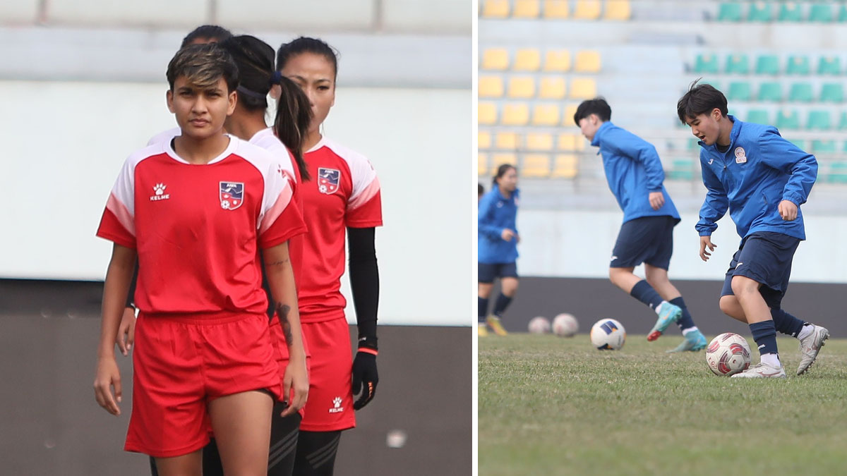 अन्तर्राष्ट्रिय महिला च्यम्पियनसिपमा नेपालले कीर्गिस्तानसँग खेल्दै