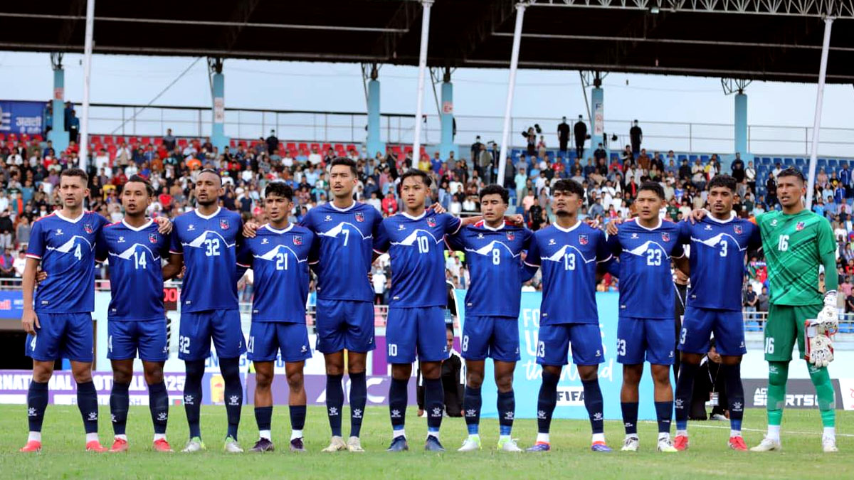 बंगादेशसँग गाेलरहित बराबरीमा रोकियो नेपाल