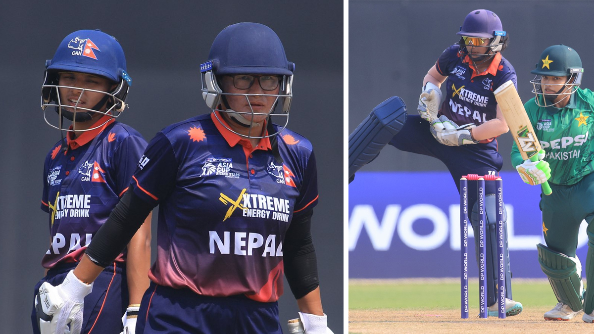 राइजिङ स्टार्स महिला एसिया कपमा नेपाल पाकिस्तानसँग पराजित