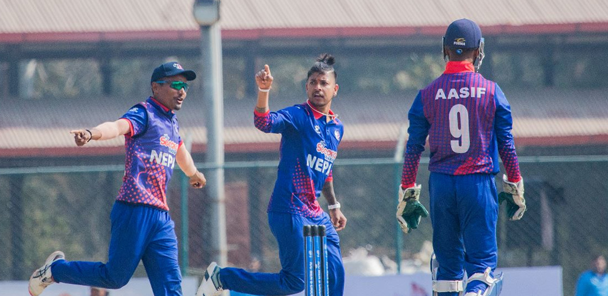 नामिबियाले दियो नेपाललाई २७५ रनको लक्ष्य