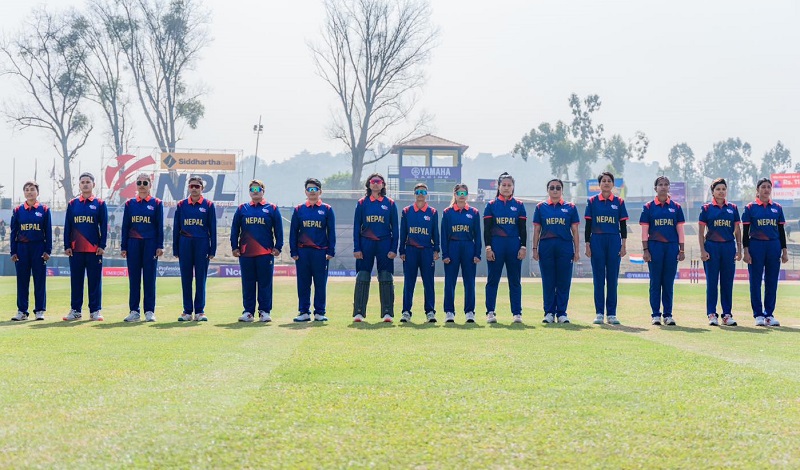 त्रिदेशीय महिला टी–२० क्रिकेटमा नेपालले आज थाइल्याण्डसँग खेल्दै