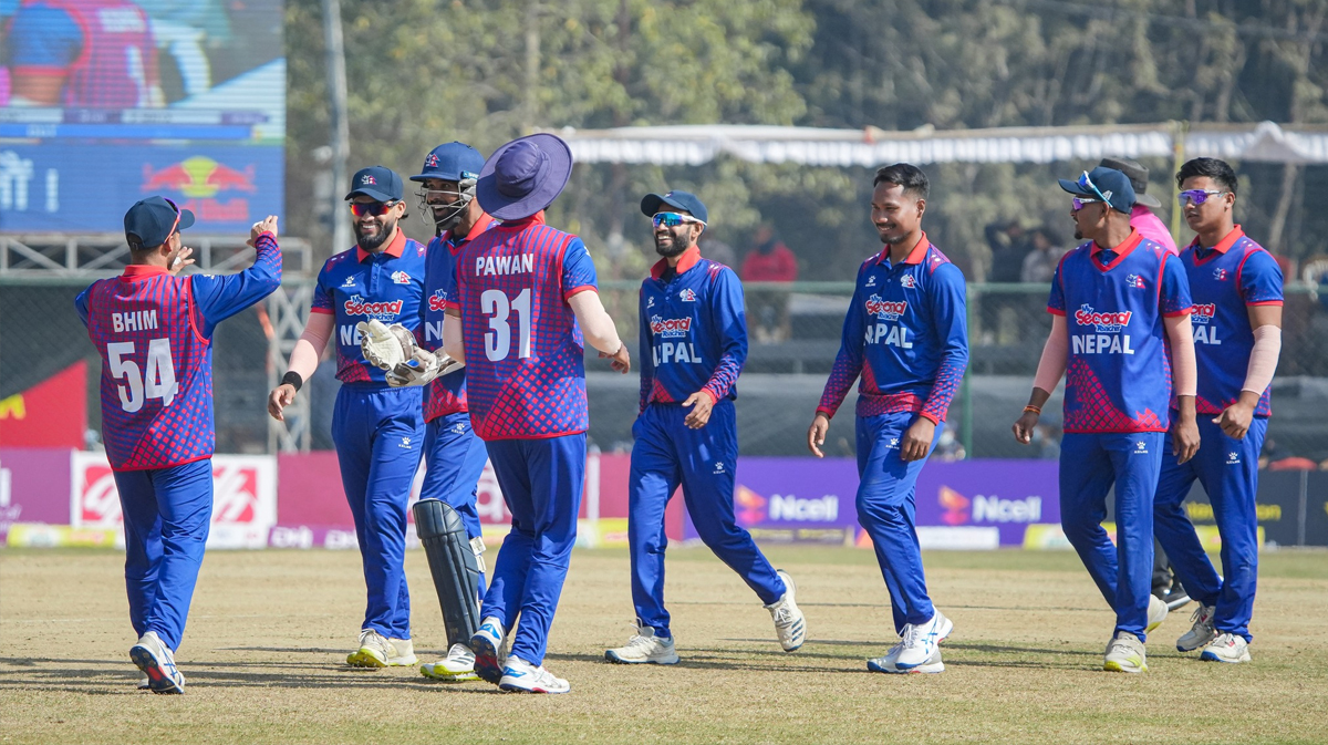 एकदिवसीय क्रिकेट : नेपालले पायो दुई सय ३३ रनको लक्ष्य