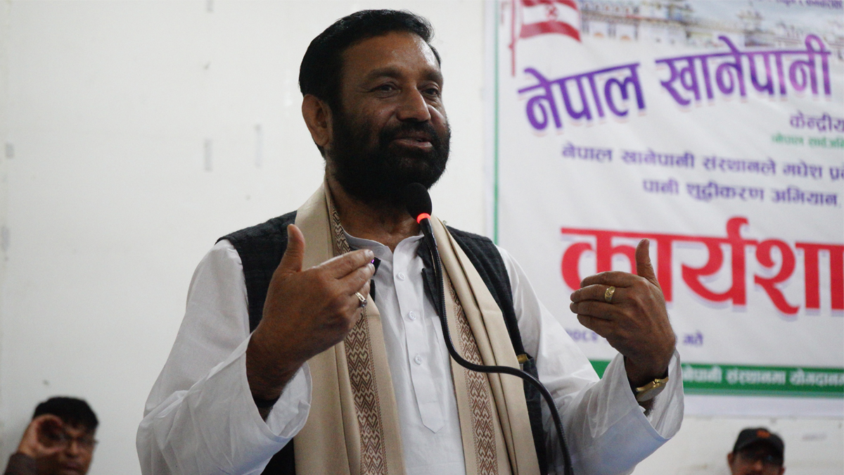पानीको देश नेपालमा पिउने पानी कै हाहाकार छ : विमलेन्द्र निधि