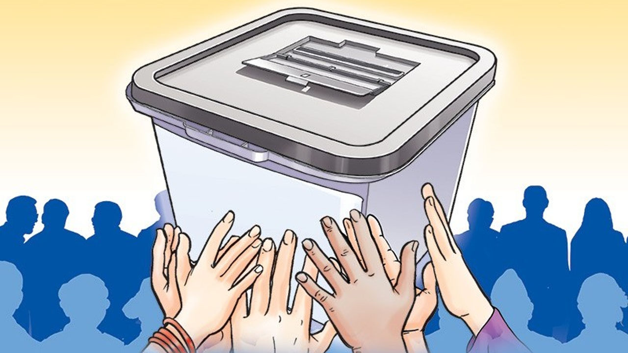 गौर कारागार कार्यालयमा २२ कर्मचारी र ६१ कैदीबन्दीले गरे मतदान