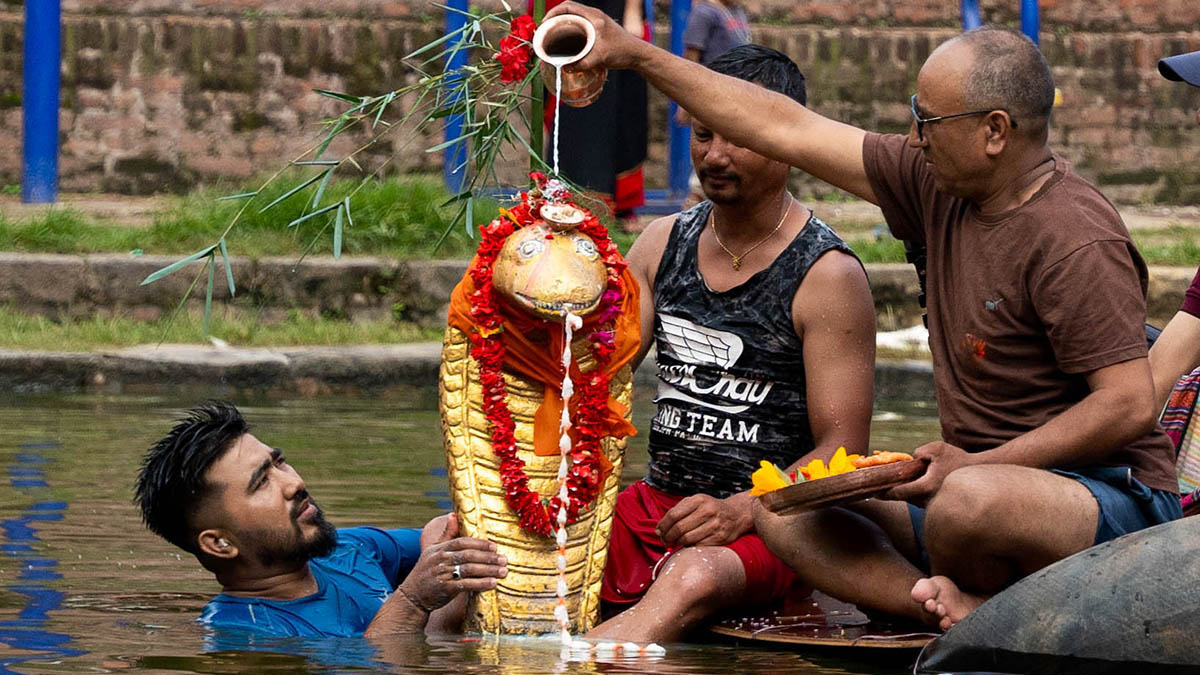 नागपञ्जचीमा भक्तपुरकाे नागपोखरी [तस्बिरहरू]