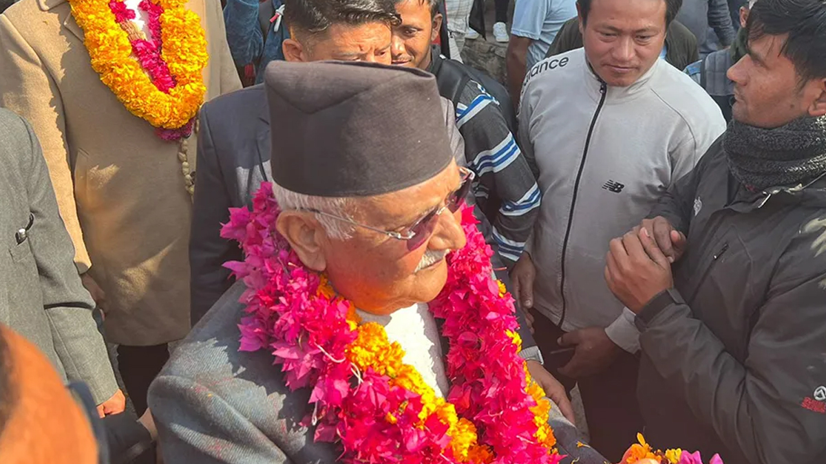 धनकुटामा ओलीमाथि मुक्का प्रहार
