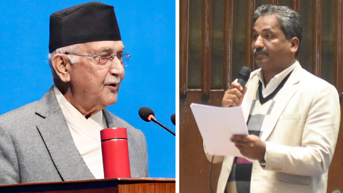 आक्रोसित ओलीले प्रभु साहलाई भने– के म मेनपावरको मान्छे हुँ?