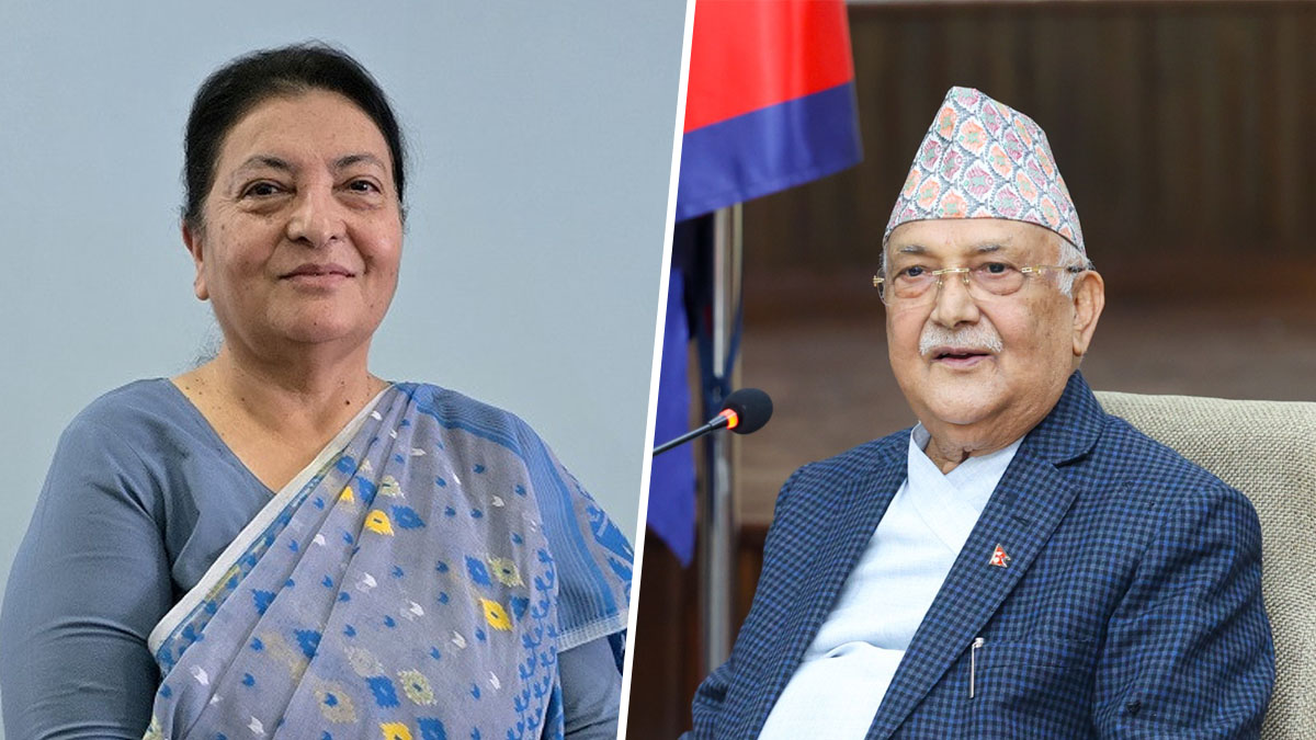 विद्या भण्डारीलाई ओलीको चेतावनी– त्यसपछि भीम रावललाई झैं कारबाही गर्नुपर्ने हुन्छ