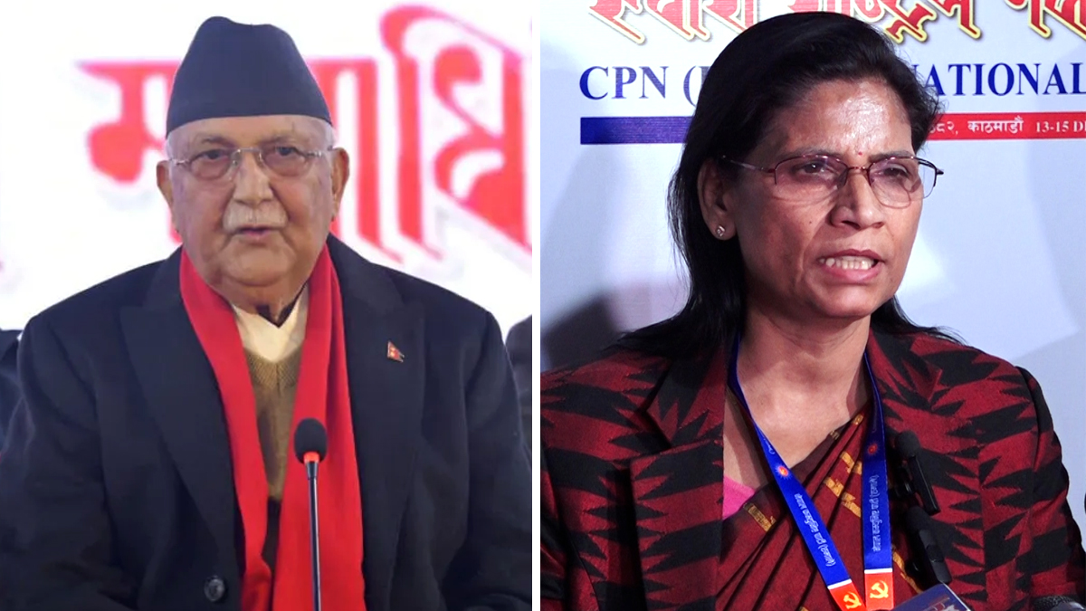 एमालेमा ओली समूहबाट १९ पदाधिकारीमा एकजना मात्र महिला 