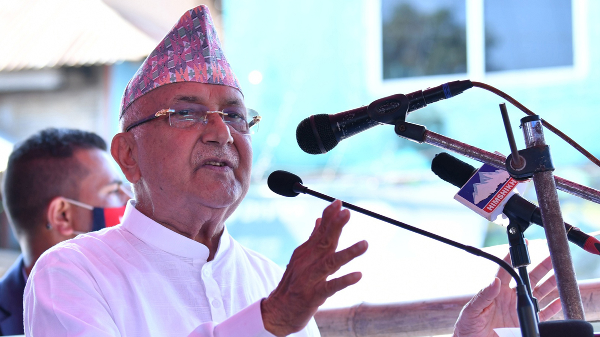 देशको रक्षाका लागि नै एमाले जन्मिएको हो : ओली
