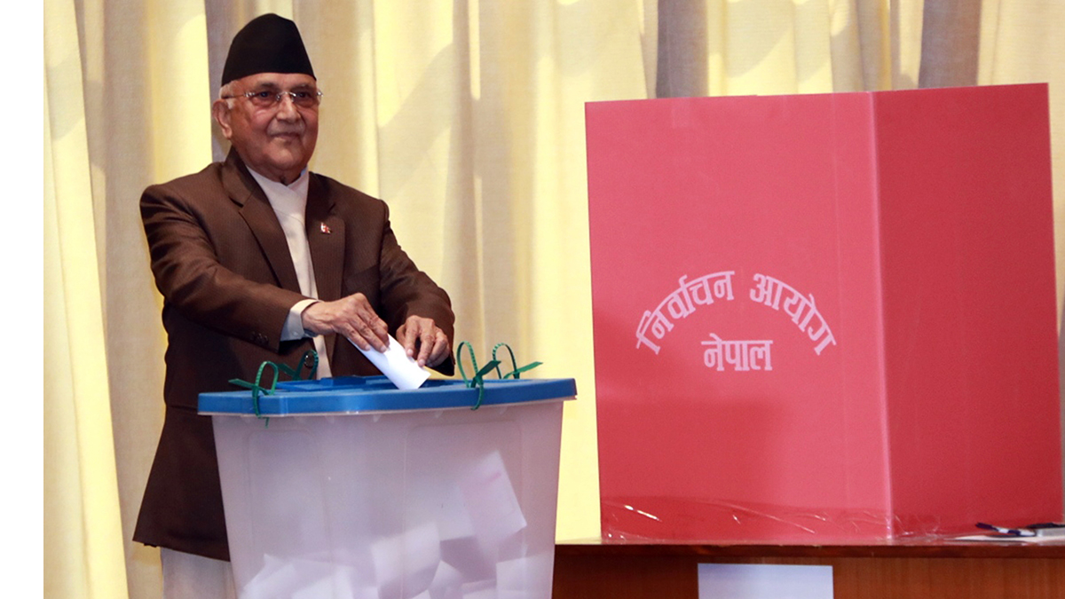 नयाँ निर्वाचित हुने राष्ट्रपतिले आफ्नो समूहको होइन, देशको हितमा काम गर्नुपर्छ : ओली 