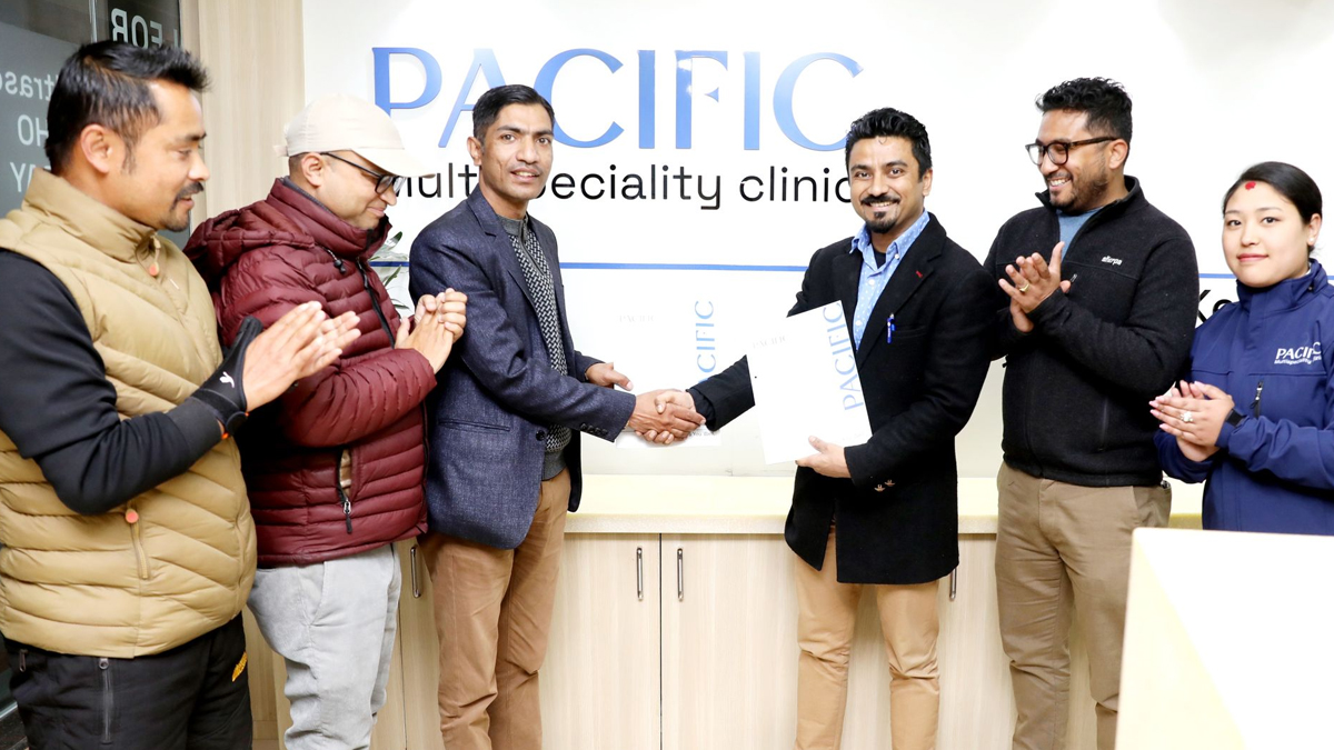 कुपण्डोलकाे प्यासिफिक क्लिनिकमा पत्रकारलाई ओपिडीमा ५० प्रतिशतसहित अन्य छुट सुविधा