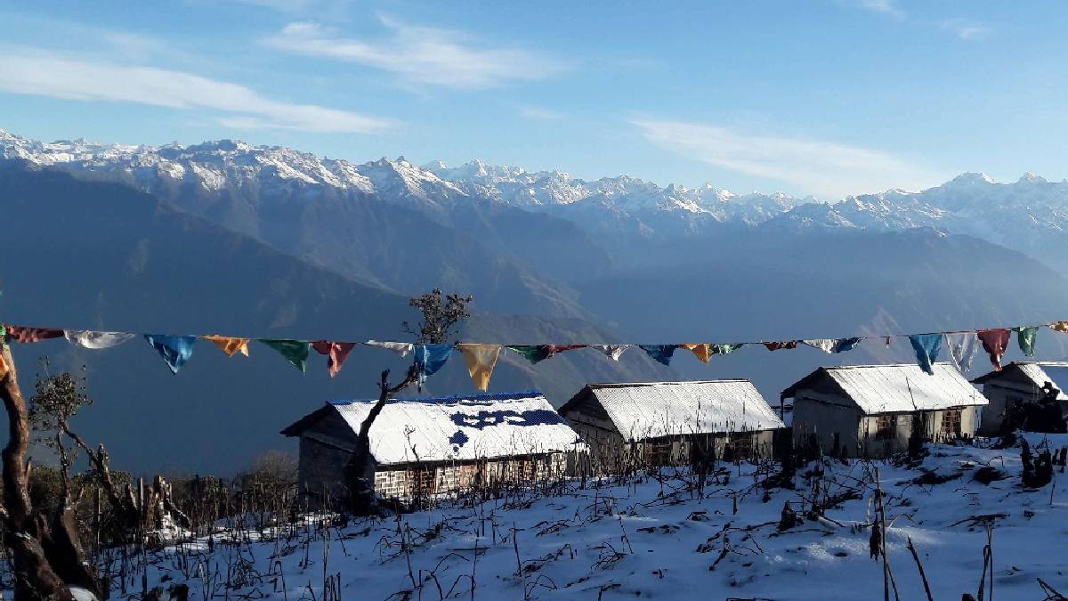 पाथीभरा क्षेत्रमा दोस्रोपटक हिमपात