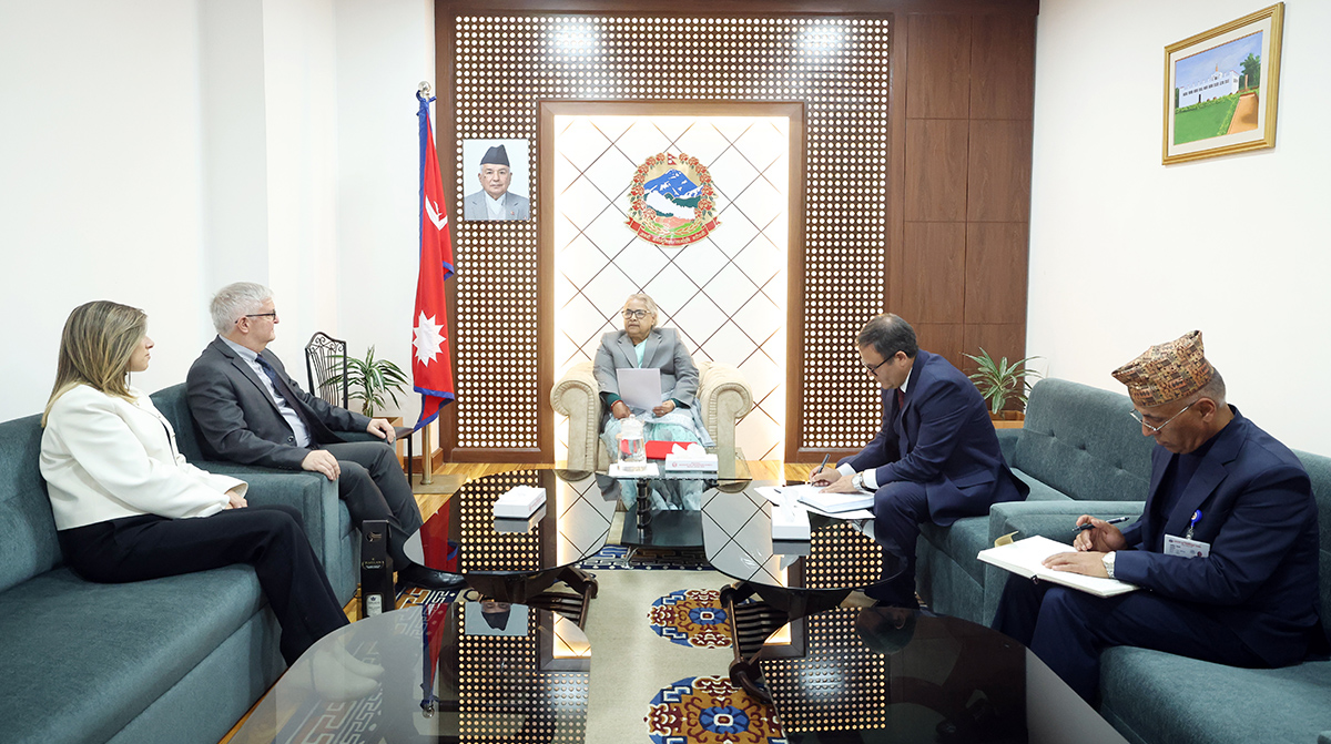 प्रधानमन्त्री कार्की र इजरायली राजदूतबीच शिष्टाचार भेट