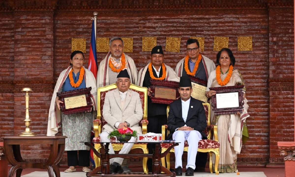 समाचार लेखेकै आधारमा पत्रकार असुरक्षित हुनुपर्ने अवस्थाको अन्त्य हुनुपर्छ : राष्ट्रपति