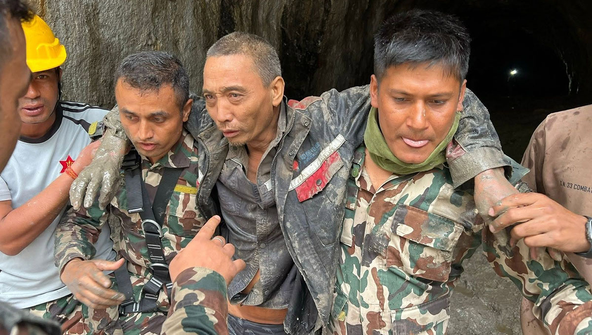 ११ दिनपछि त्रिशूली-१ बाट चिनियाँ नागरिककाे जिवितै उद्धार