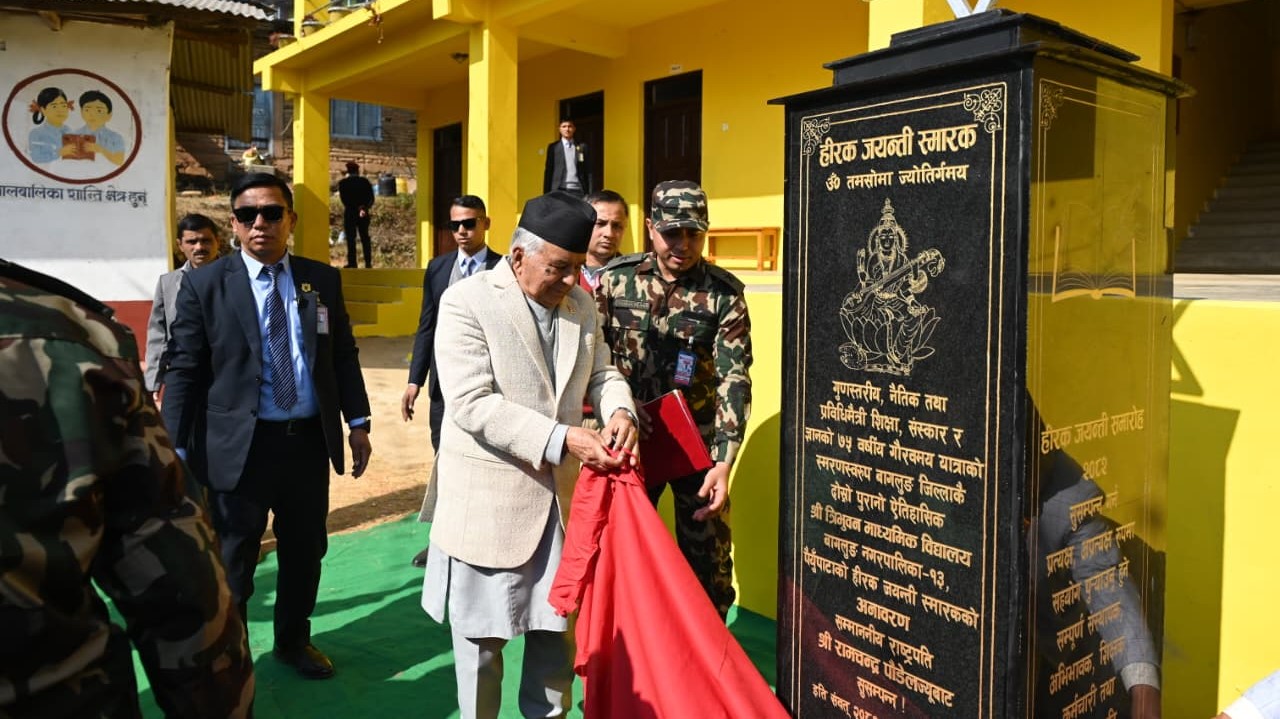 शान्ति, सुशासन र विकासको आकांक्षा पूरा गर्न निर्वाचन सफल पारौं : राष्ट्रपति