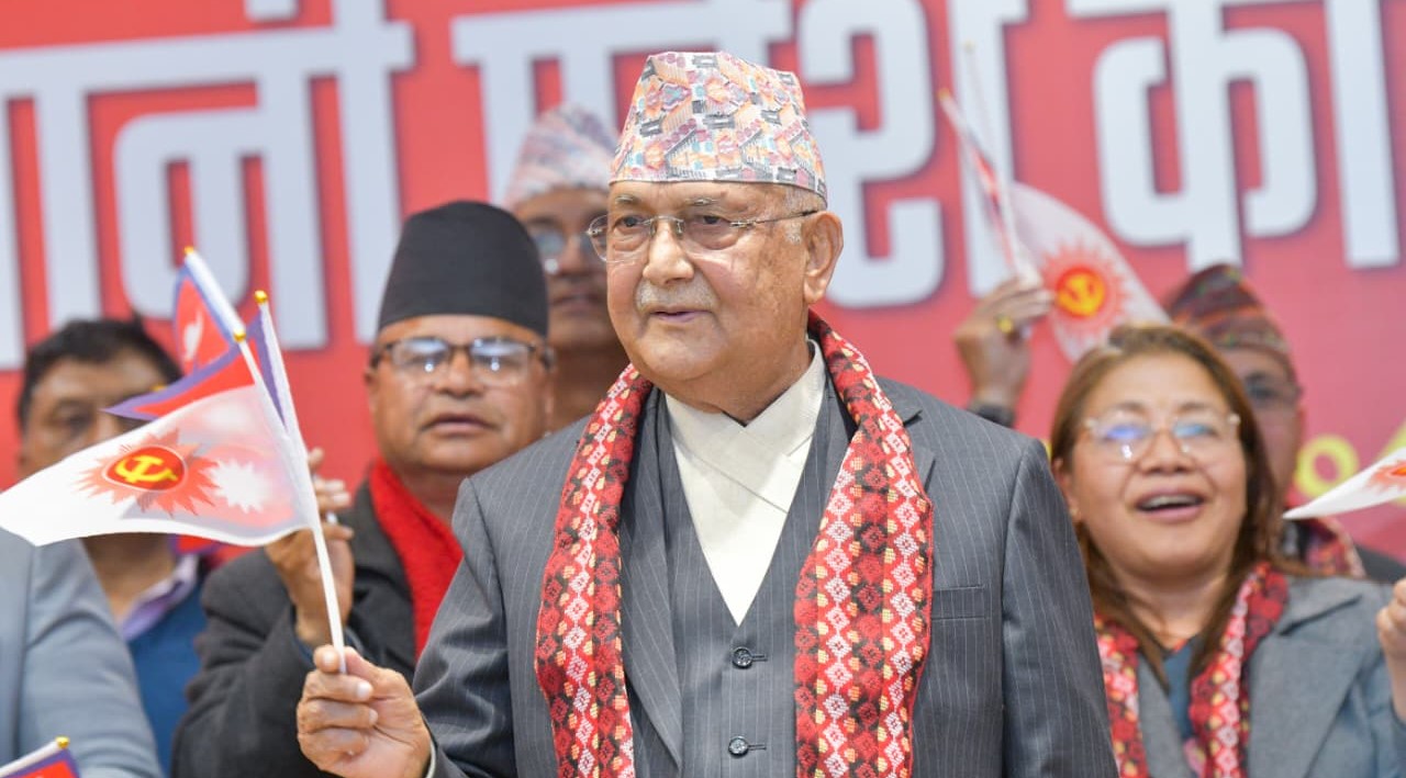 कांग्रेस विशेष महाधिवेशनबारे ओलीको प्रश्न– कसैले सडकबाट बहुमत पुर्‍याएँ भनेका भरमा हुन्छ, थिति होला नि त?