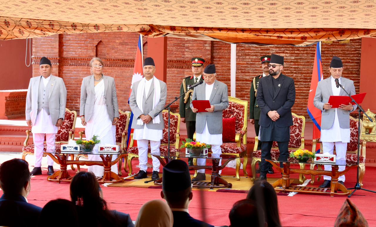 नवनियुक्त सभामुख अर्यालले लिए शपथ