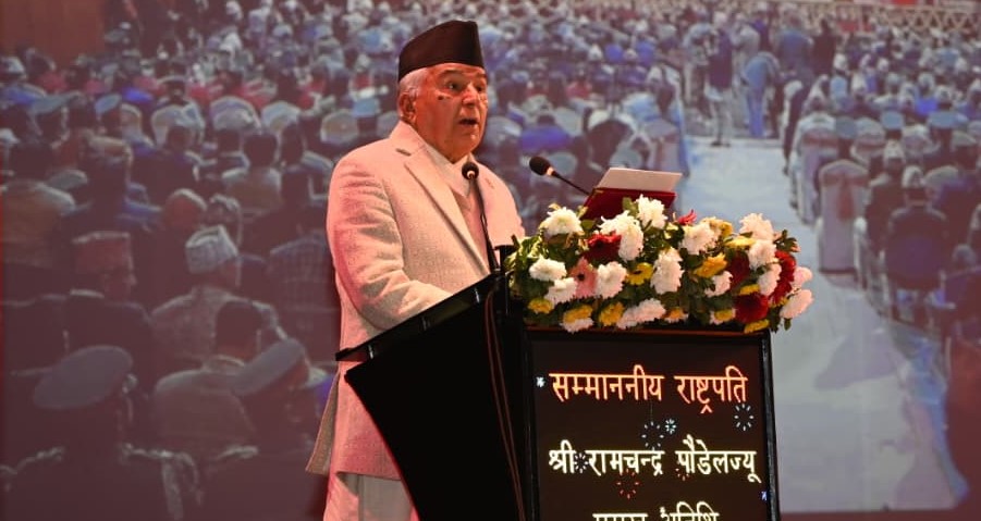 सुरक्षा निकायको धर्म भनेकै शान्ति सुरक्षा कायम गर्नु हो : राष्ट्रपति