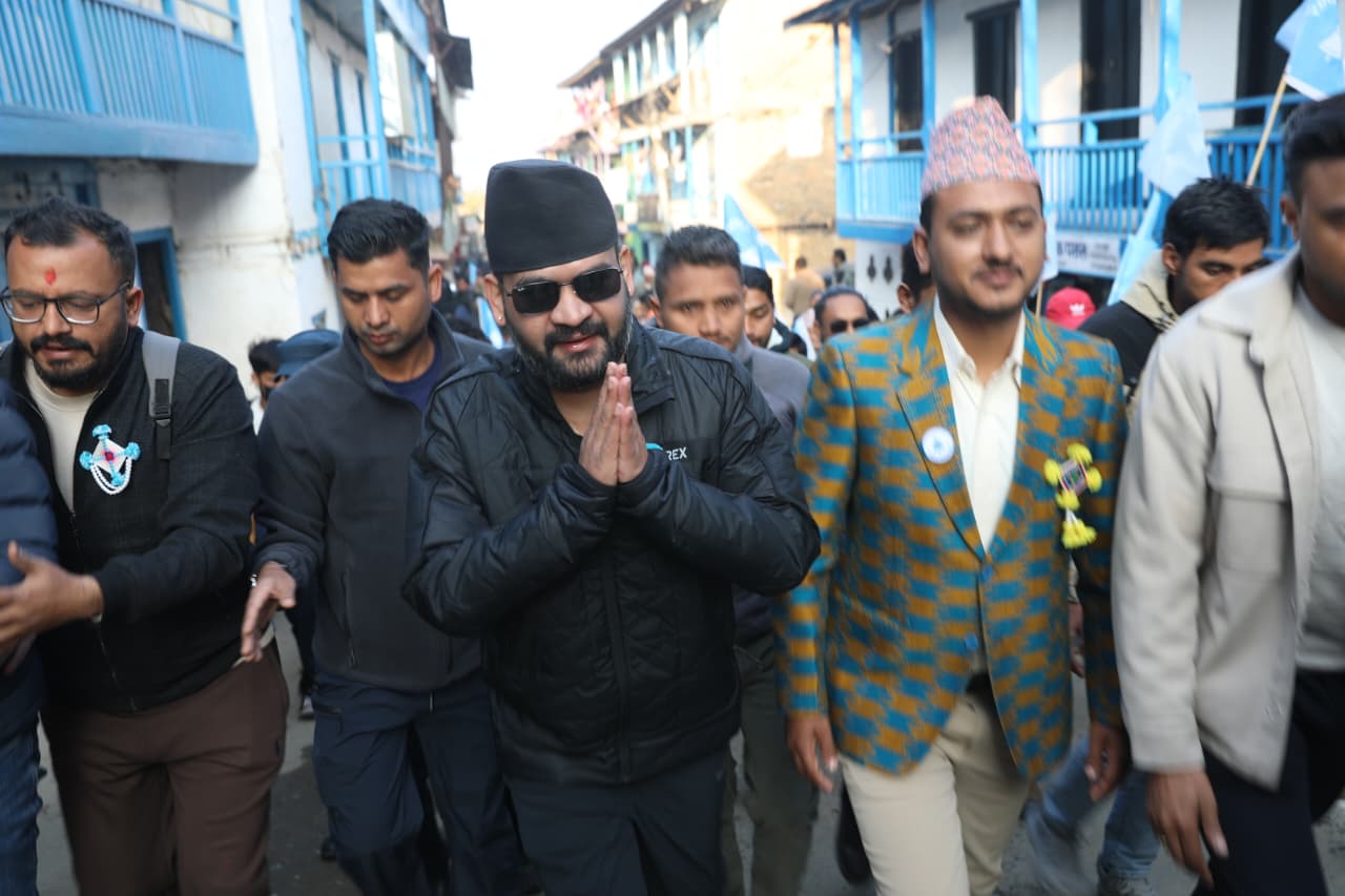 चुनावी अभियानमा तेह्रथुममा बालेन