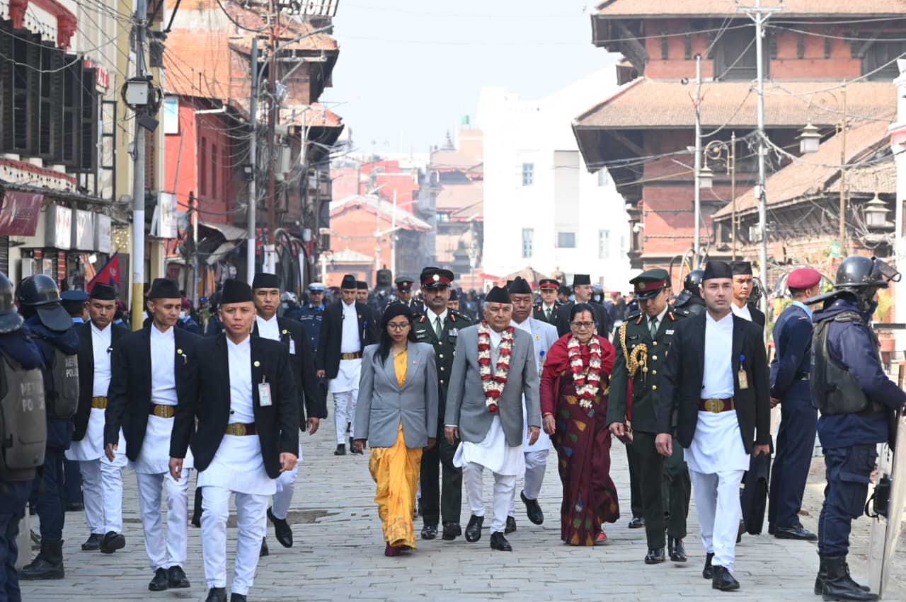 राष्ट्रपतिद्वारा श्रीपञ्चमीको अवसरमा वसन्त श्रवण [तस्बिरहरू]