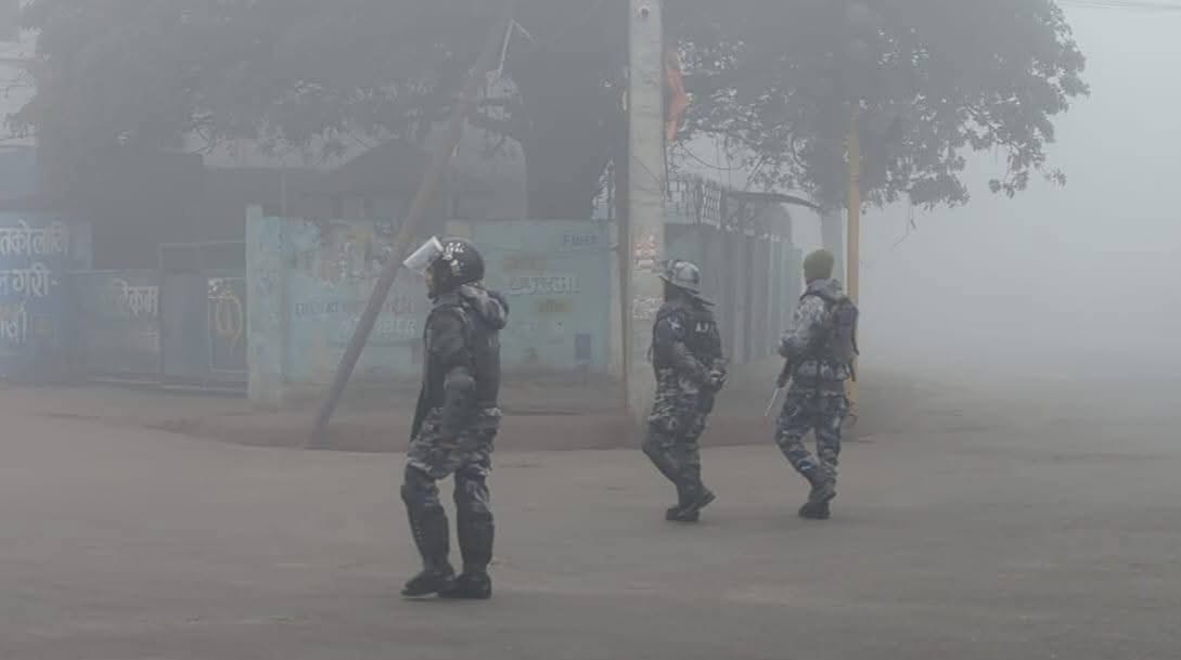 वीरगञ्जमा कर्फ्यू कायमै, दिउँसो १ बजेसम्म थपियो