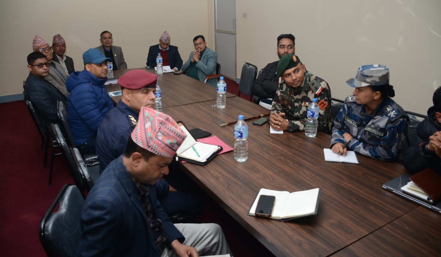 गृहमन्त्री अर्यालसहितको निरीक्षण टोली नुवाकोटमा, निर्वाचनको भरपर्दो तयारी गर्न निर्देशन