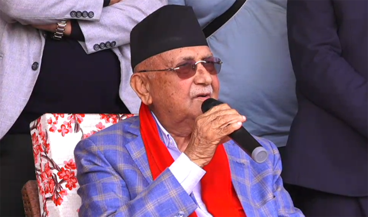 काठमाडौंका मतदातालाई ढाँट्न नसकेपछि बालेन झापा झरेका हुन् : ओली