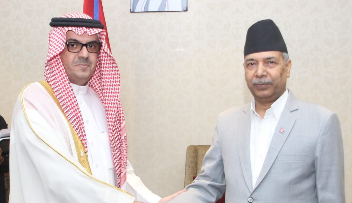 उपराष्ट्रपति यादवसँग साउदी राजदूतको शिष्टाचार भेट