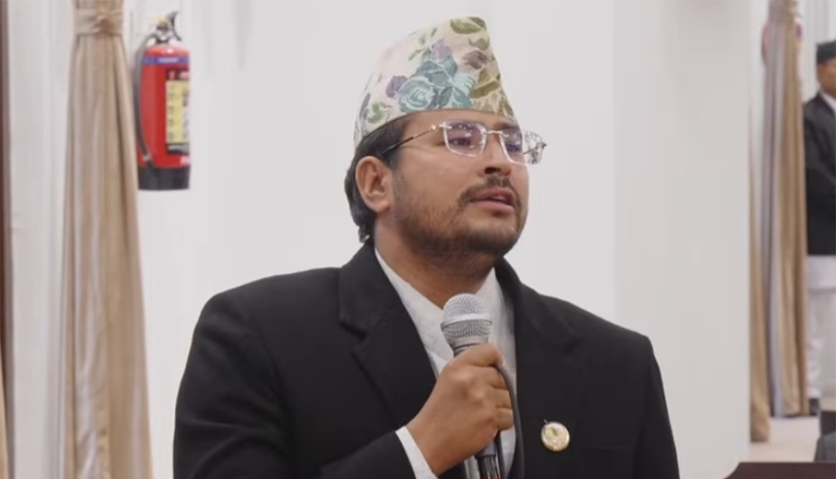 भन्सार कर छली विषयमा अर्थमन्त्रीले झुट बोल्नुभयाे: सांसद शाही  