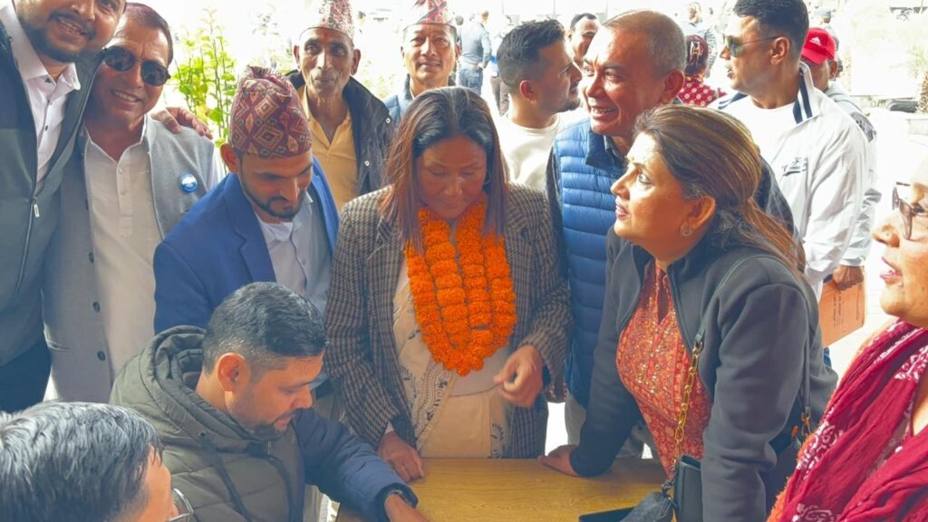 निवर्तमान उपसभामुख इन्दिरा राना मगरले गराइन् मनोनयन दर्ता