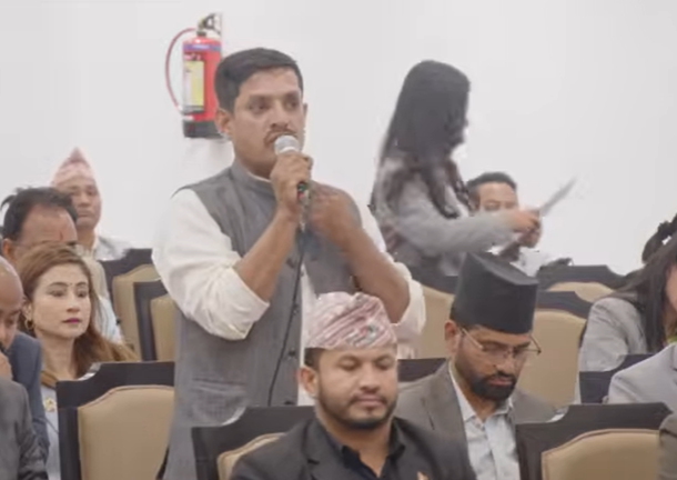 लापिलाङ पहिरोबारे सांसद खरेलको ध्यानाकर्षण, तत्काल समाधानको माग