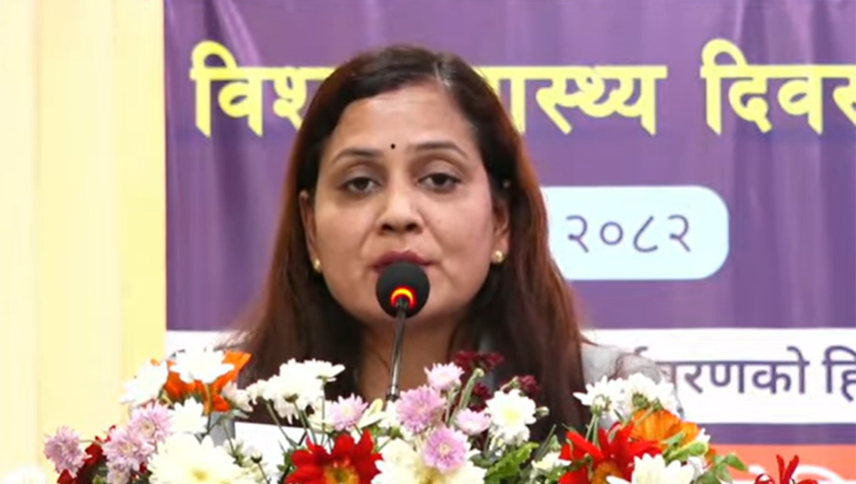 स्वस्थ नेपाल निर्माण गर्नु हाम्रो प्राथमिकता हो : स्वास्थ्यमन्त्री मेहता