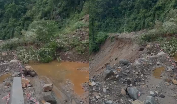 पहिरोले मुख्य राजमार्गहरू प्रभावित, पृथ्वी र बिपी राजमार्ग पूर्ण अवरुद्ध