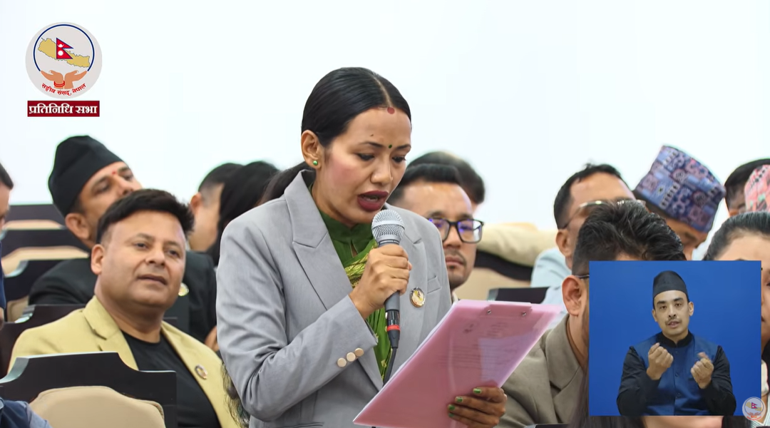 राइड सेयरिङ सवारीलाई छुट्टै पहिचान चिन्हको व्यवस्था गर्न आशिका तामाङको माग 
